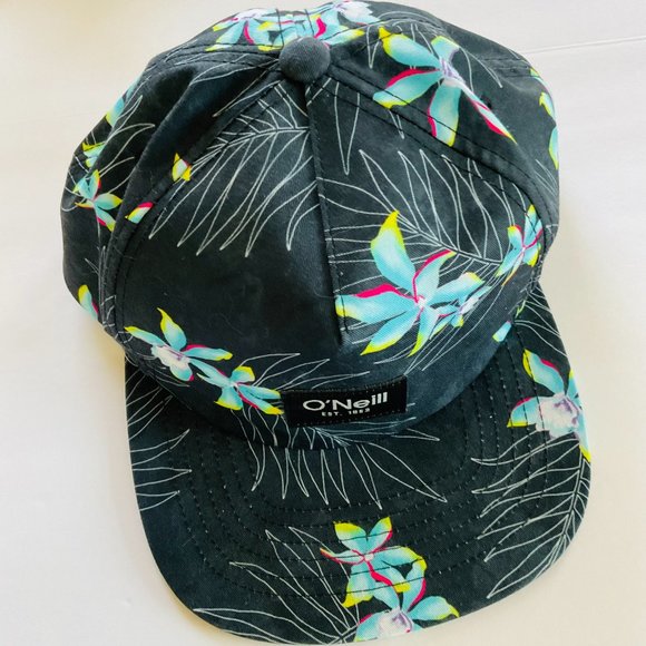 O'NEILL Men's Floral Snapback Hat NWOT Size OS - Picture 1 of 9